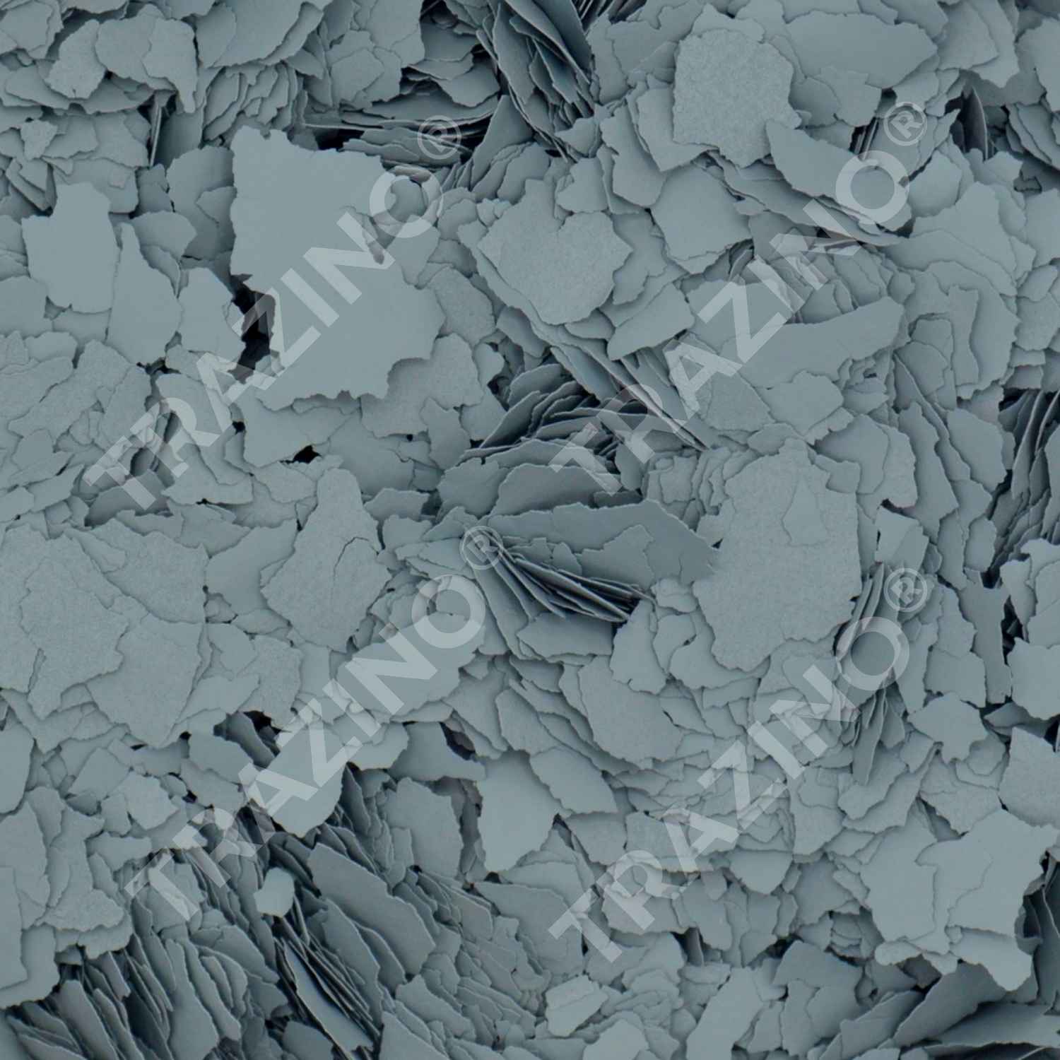 Trazino® Farbchips in Taubenblau zum Einstreuen für Beschichtungen Trazino® Farbchips in Taubenblau zum Einstreuen für Beschichtungen
